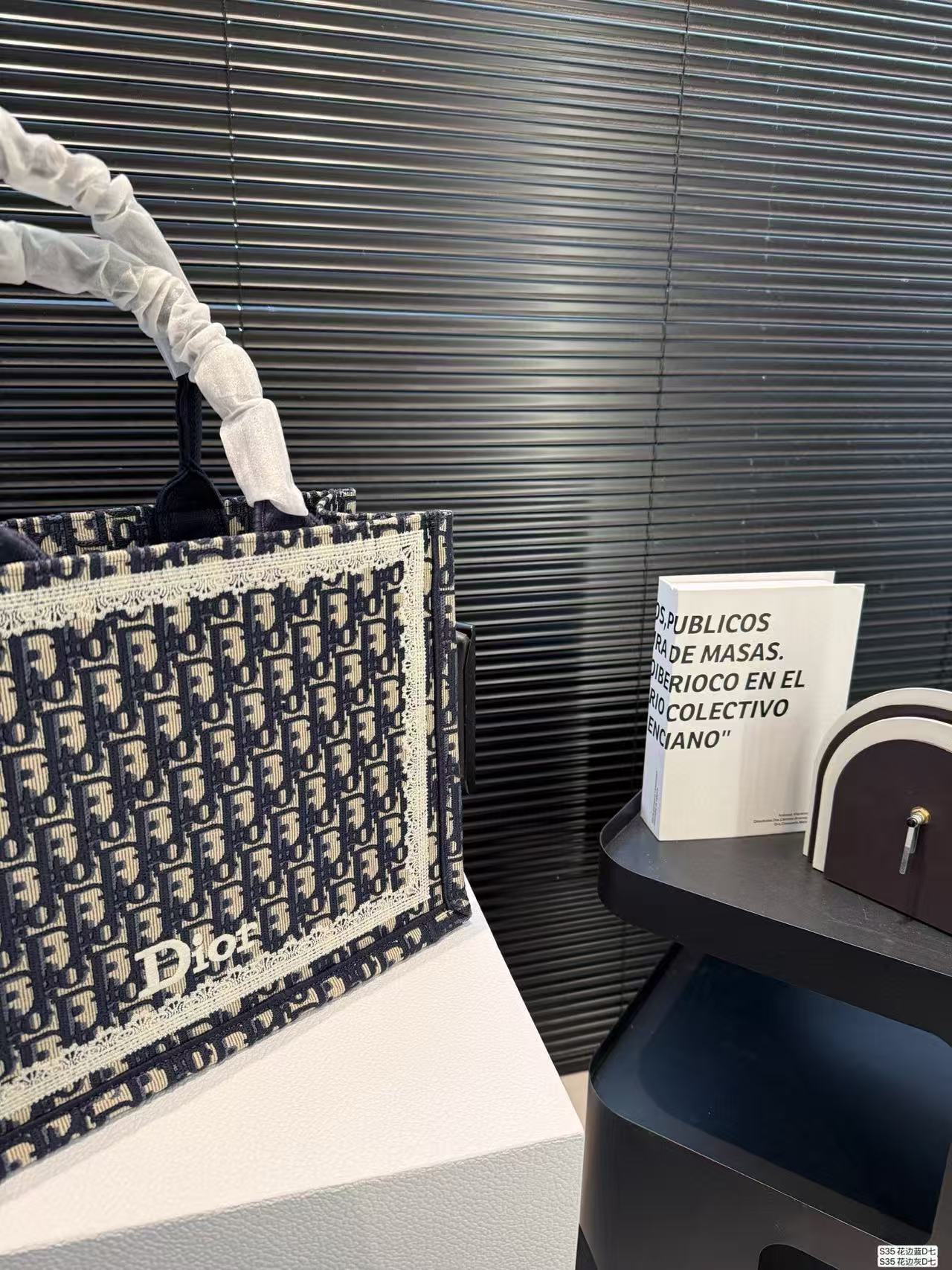 DIOR ジャカード トートバッグ【50％割引+送料無料】