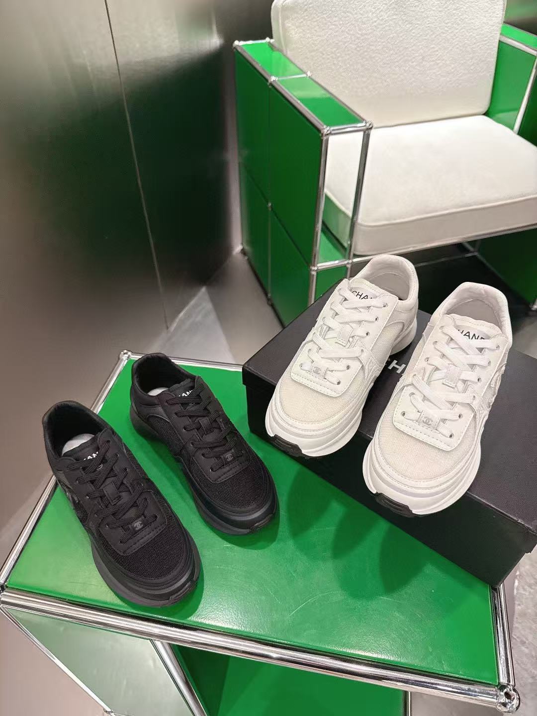 CHANE1 高品質ダブルCカジュアルシューズ【50％割引+送料無料】