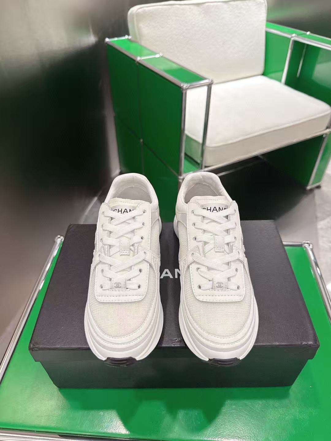 CHANE1 高品質ダブルCカジュアルシューズ【50％割引+送料無料】