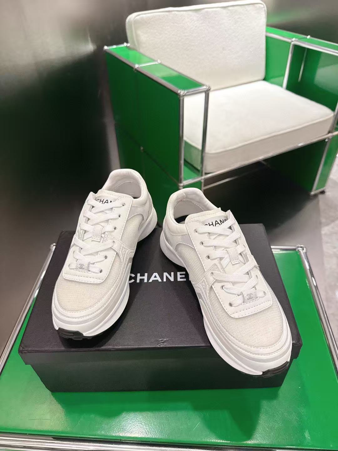 CHANE1 高品質ダブルCカジュアルシューズ【50％割引+送料無料】