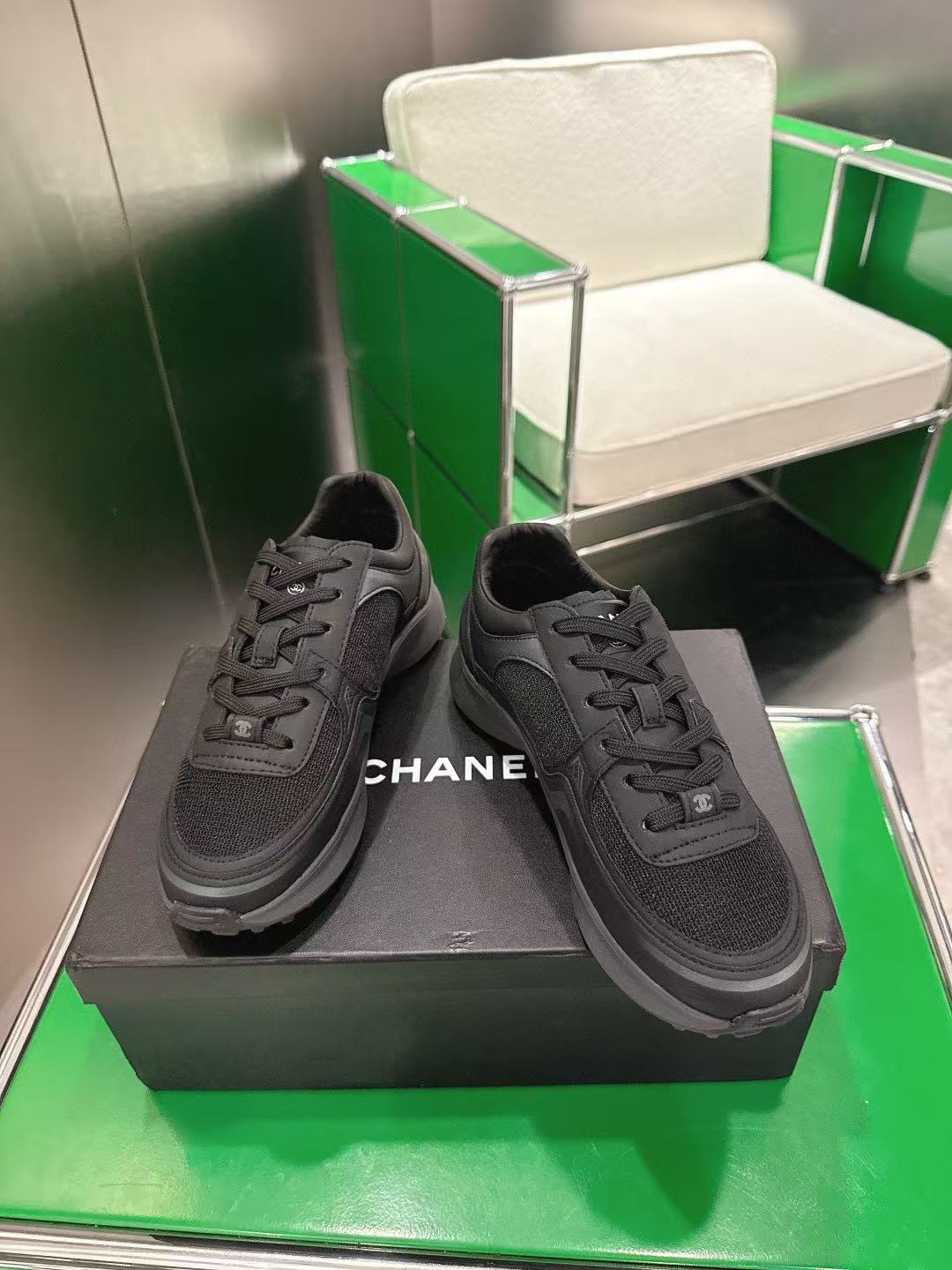 CHANE1 高品質ダブルCカジュアルシューズ【50％割引+送料無料】