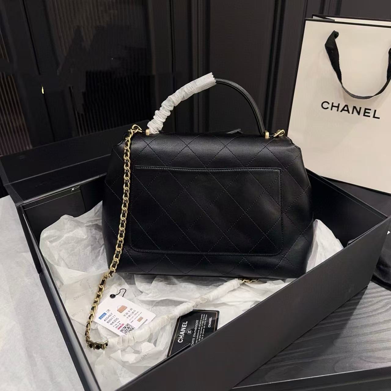 CHANE1 チェーンフラップハンドバッグ【50％割引+送料無料】