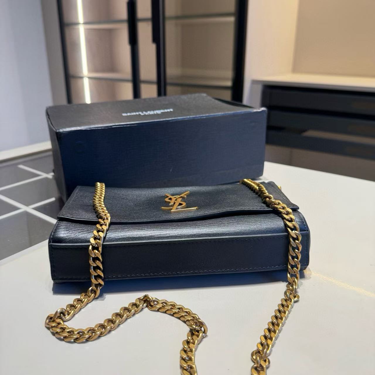 YSL チェーンショルダー/クロスボディバッグ【50％割引+送料無料】