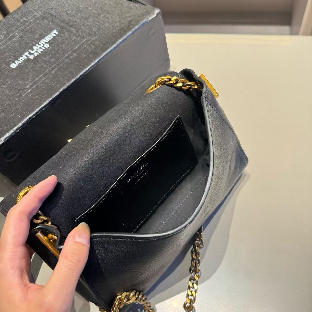 YSL チェーンショルダー/クロスボディバッグ【50％割引+送料無料】