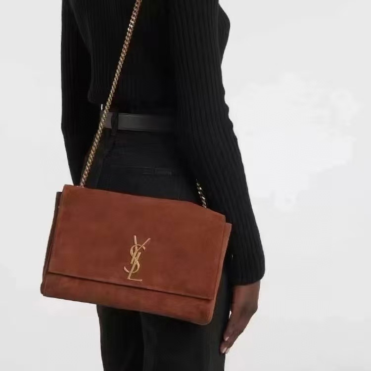 YSL ディアスキン チェーン ショルダー/クロスボディバッグ【50％割引+送料無料】