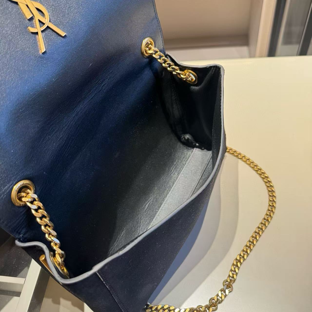 YSL ディアスキン チェーン ショルダー/クロスボディバッグ【50％割引+送料無料】