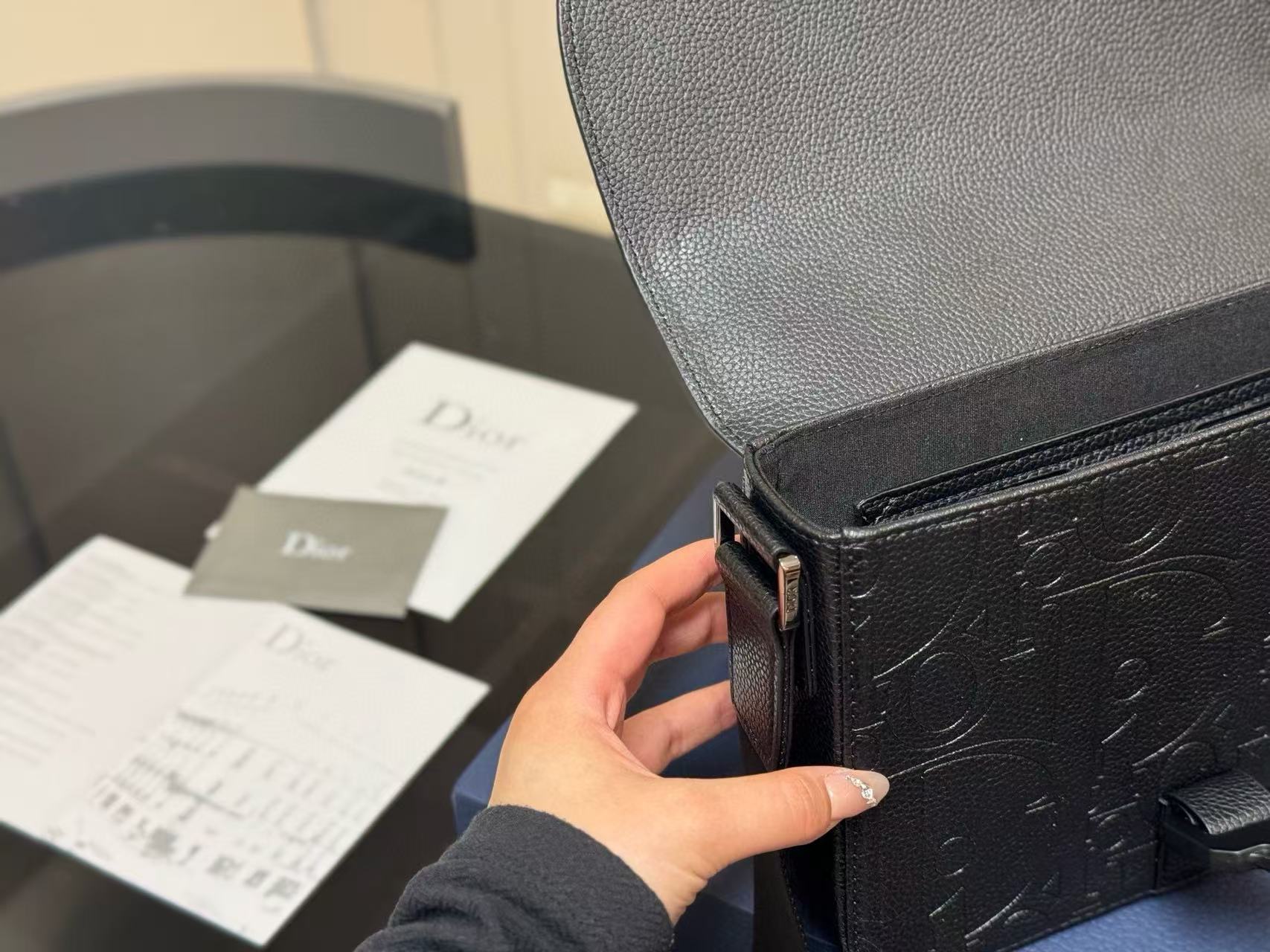 DI0Rメンズシングルショルダークロスボディバッグ【50％割引+送料無料】