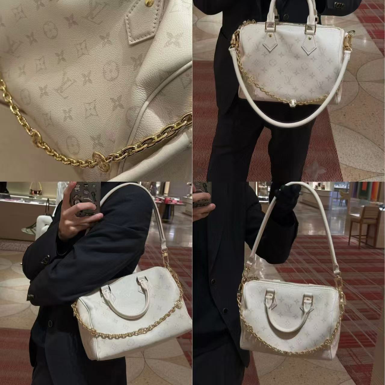 LVプリントチェーンハンドバッグ【50％割引+送料無料】