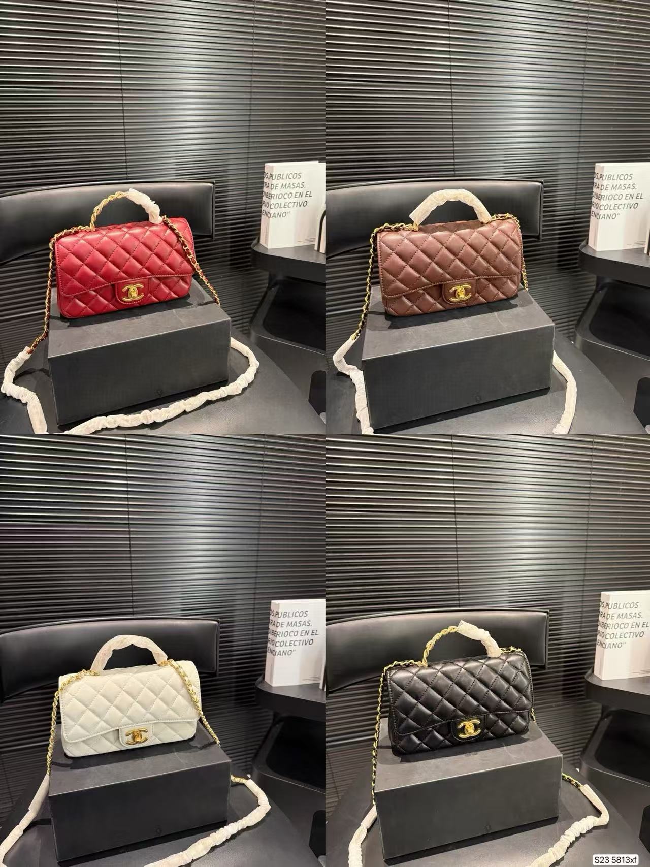 CHANE1 シンプルチェーンハンドバッグ【50％割引+送料無料】