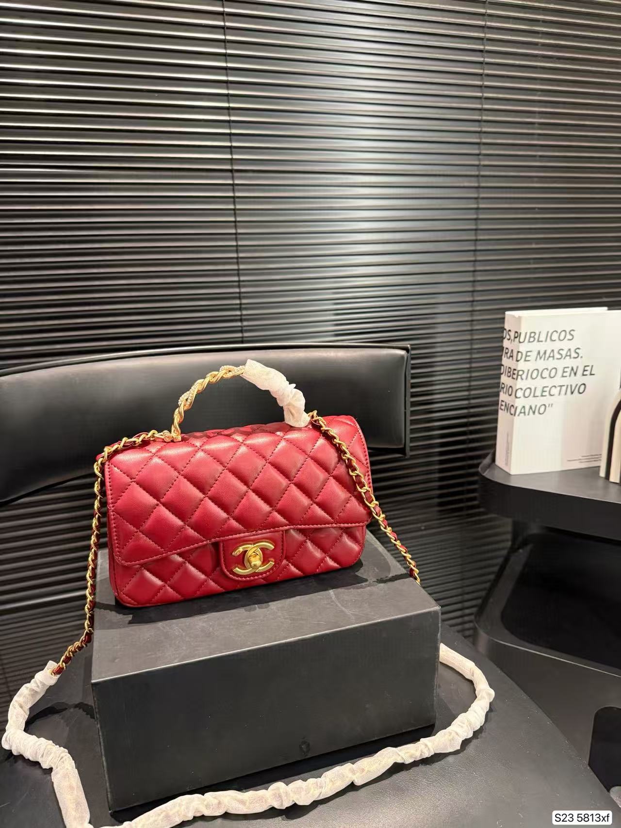 CHANE1 シンプルチェーンハンドバッグ【50％割引+送料無料】