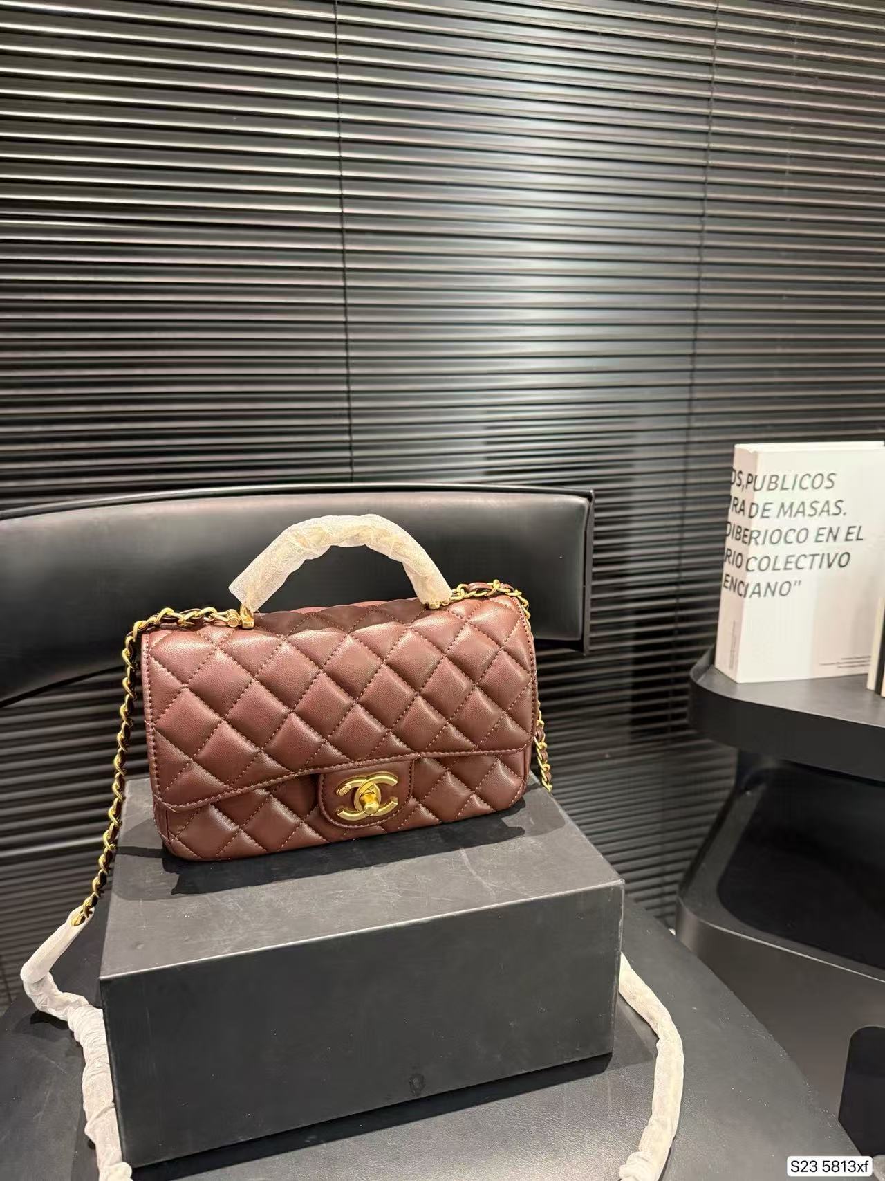 CHANE1 シンプルチェーンハンドバッグ【50％割引+送料無料】