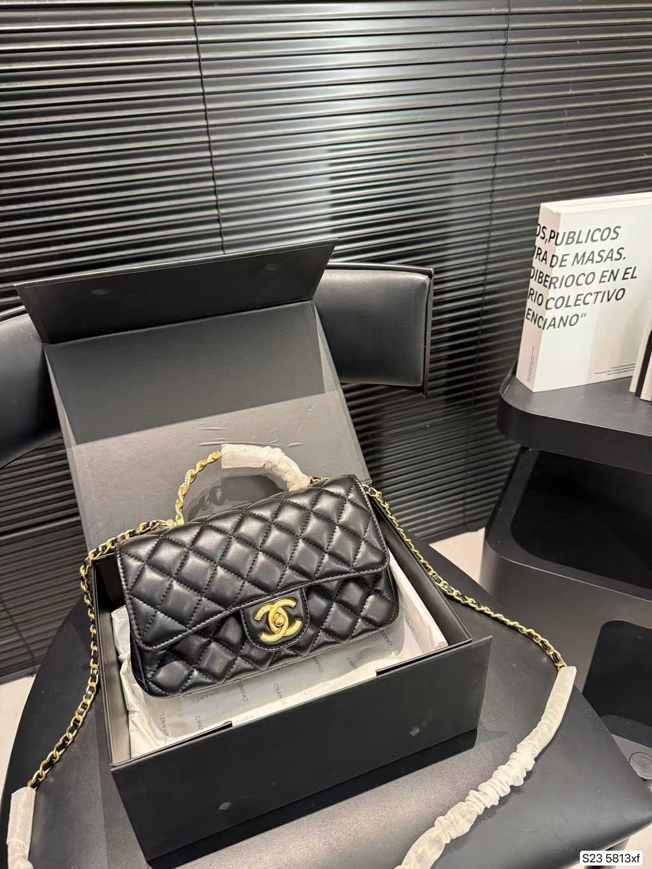 CHANE1 シンプルチェーンハンドバッグ【50％割引+送料無料】