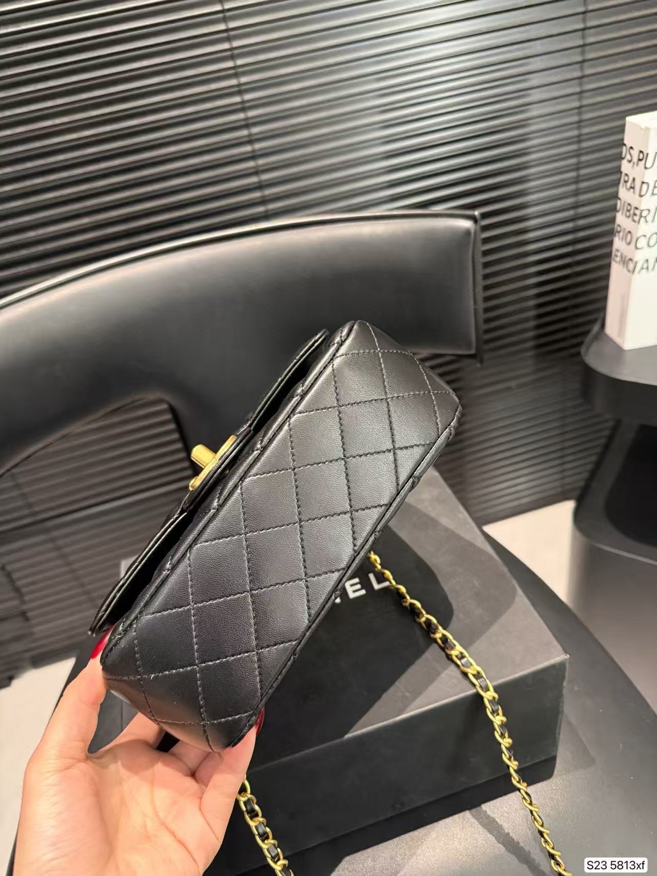 CHANE1 シンプルチェーンハンドバッグ【50％割引+送料無料】