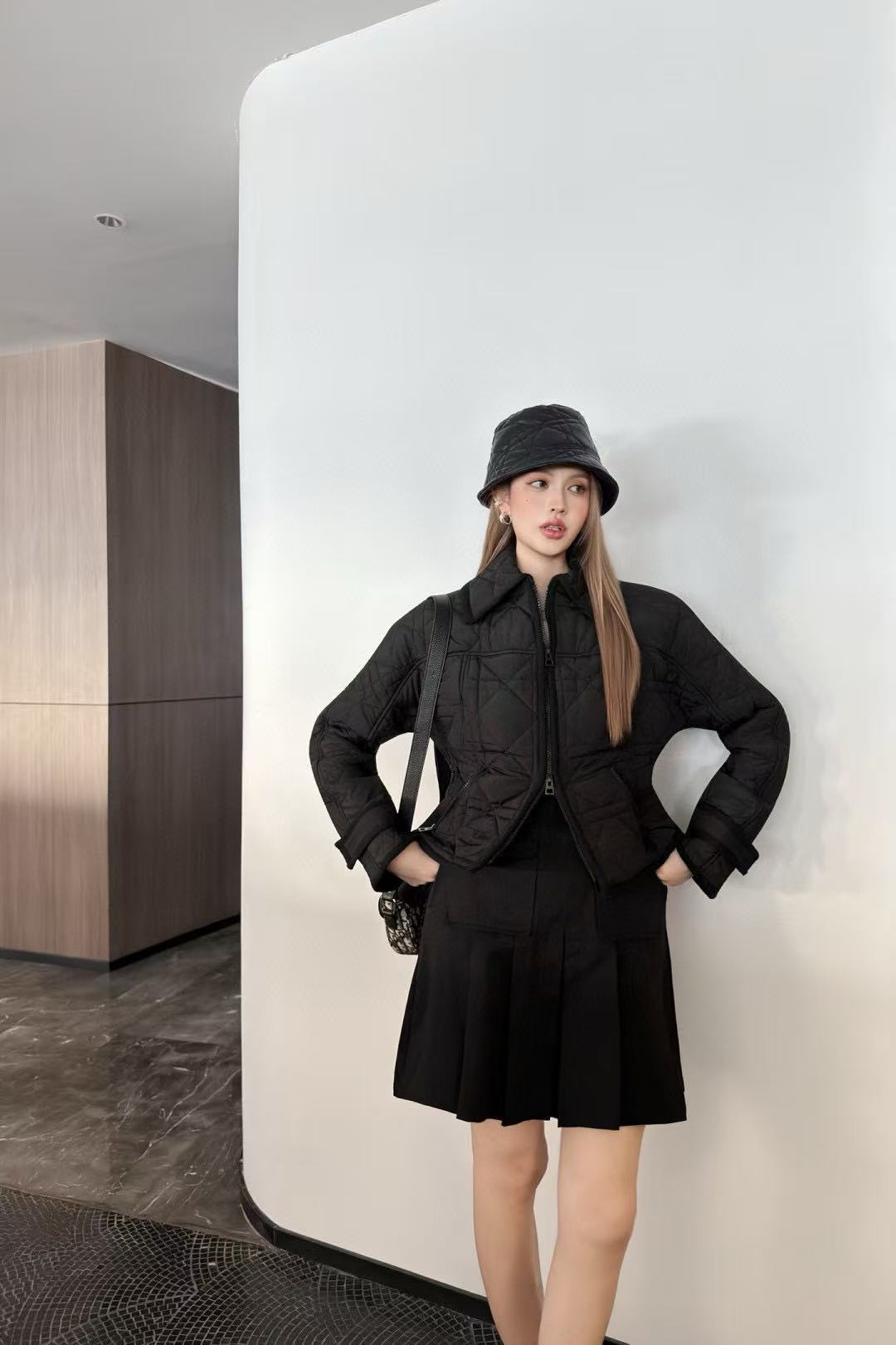 DIORのチェック柄ジップアップジャケット【50％割引+送料無料】