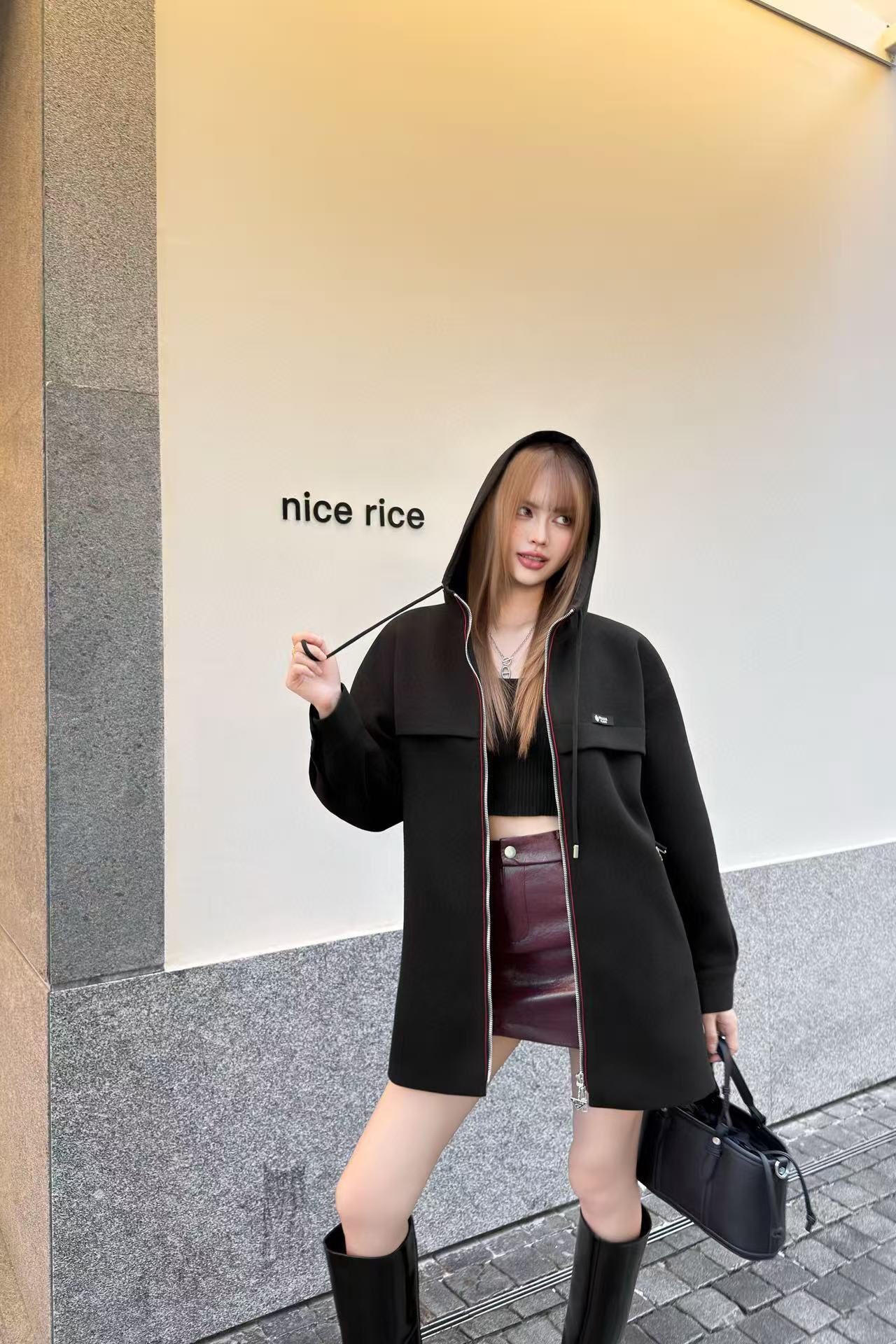 PR4DA シンプルフード付きウールコート【50％割引+送料無料】