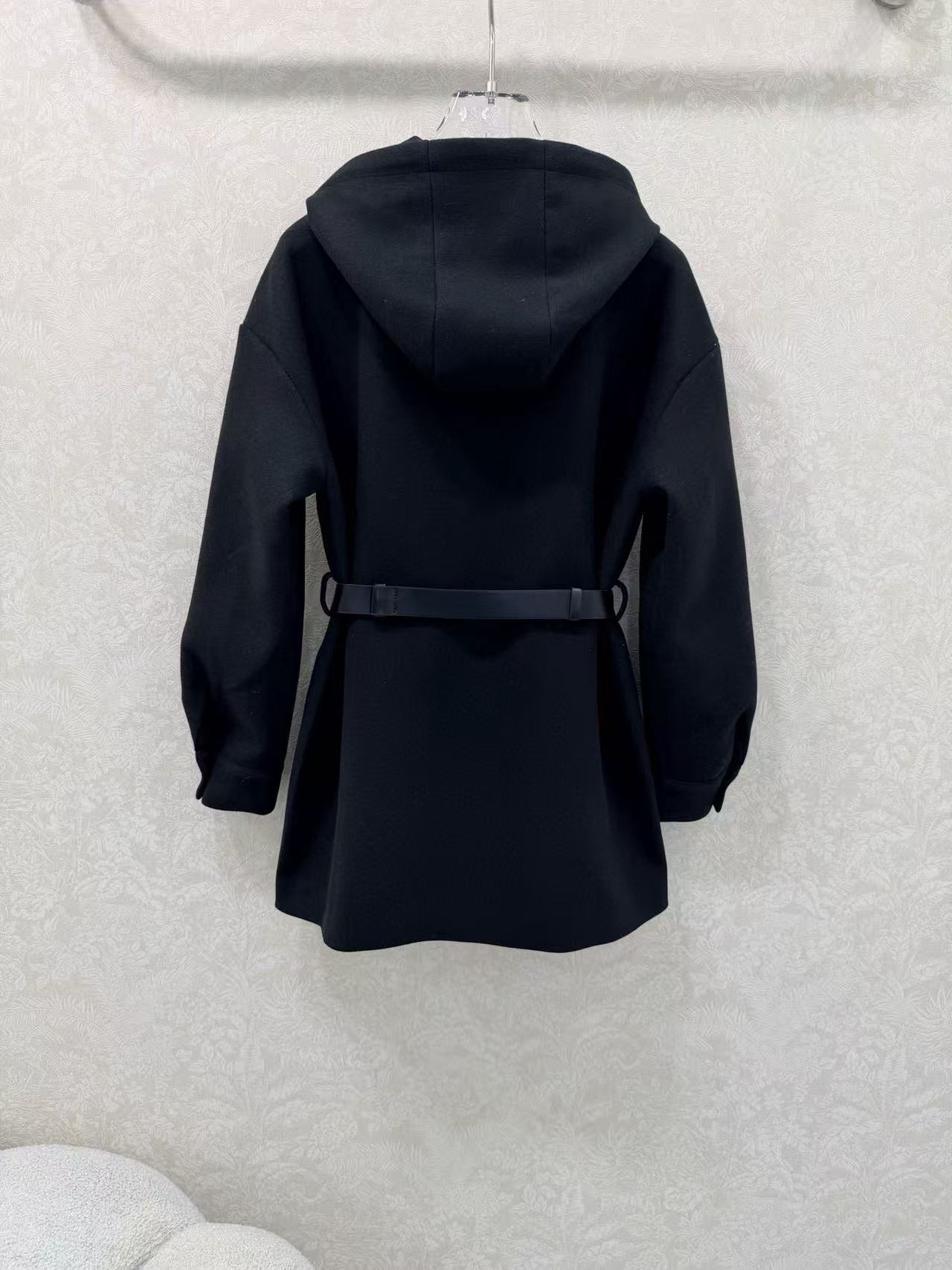 PR4DA シンプルフード付きウールコート【50％割引+送料無料】