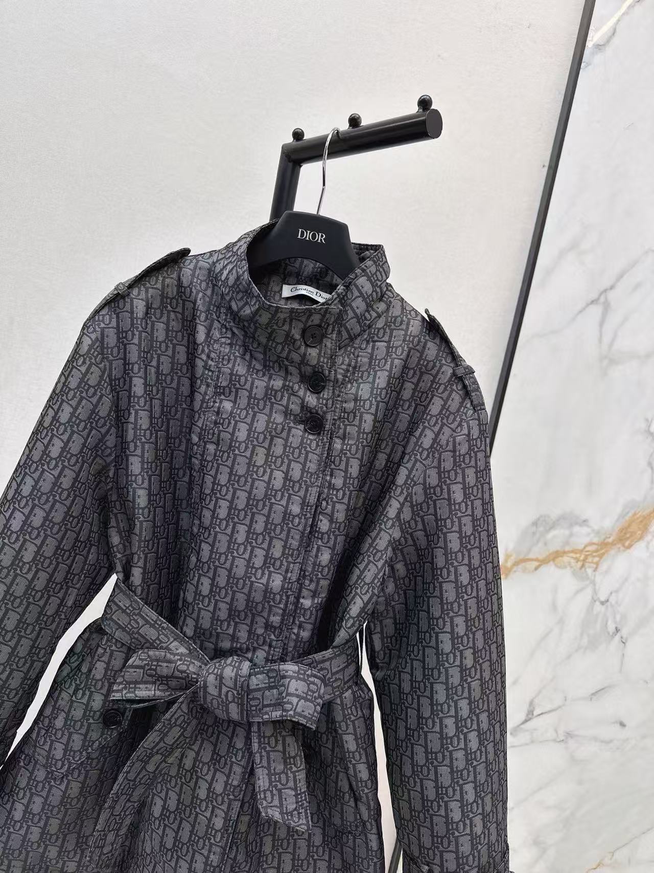 DIOR スタンドカラー ジャカード ジャケット【50％割引+送料無料】