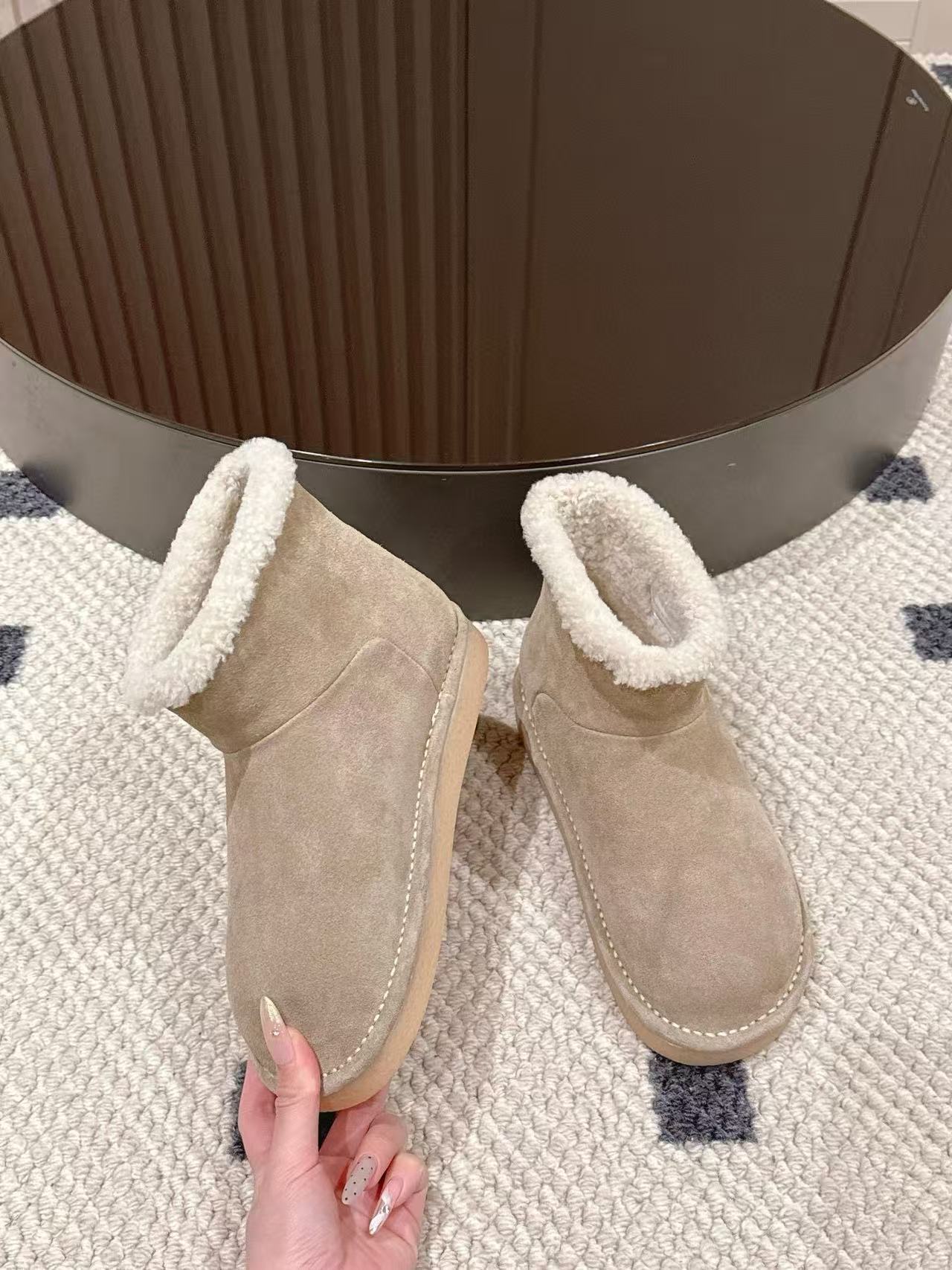 M1UM1U 高品質ウールスノーブーツ【50％割引+送料無料】