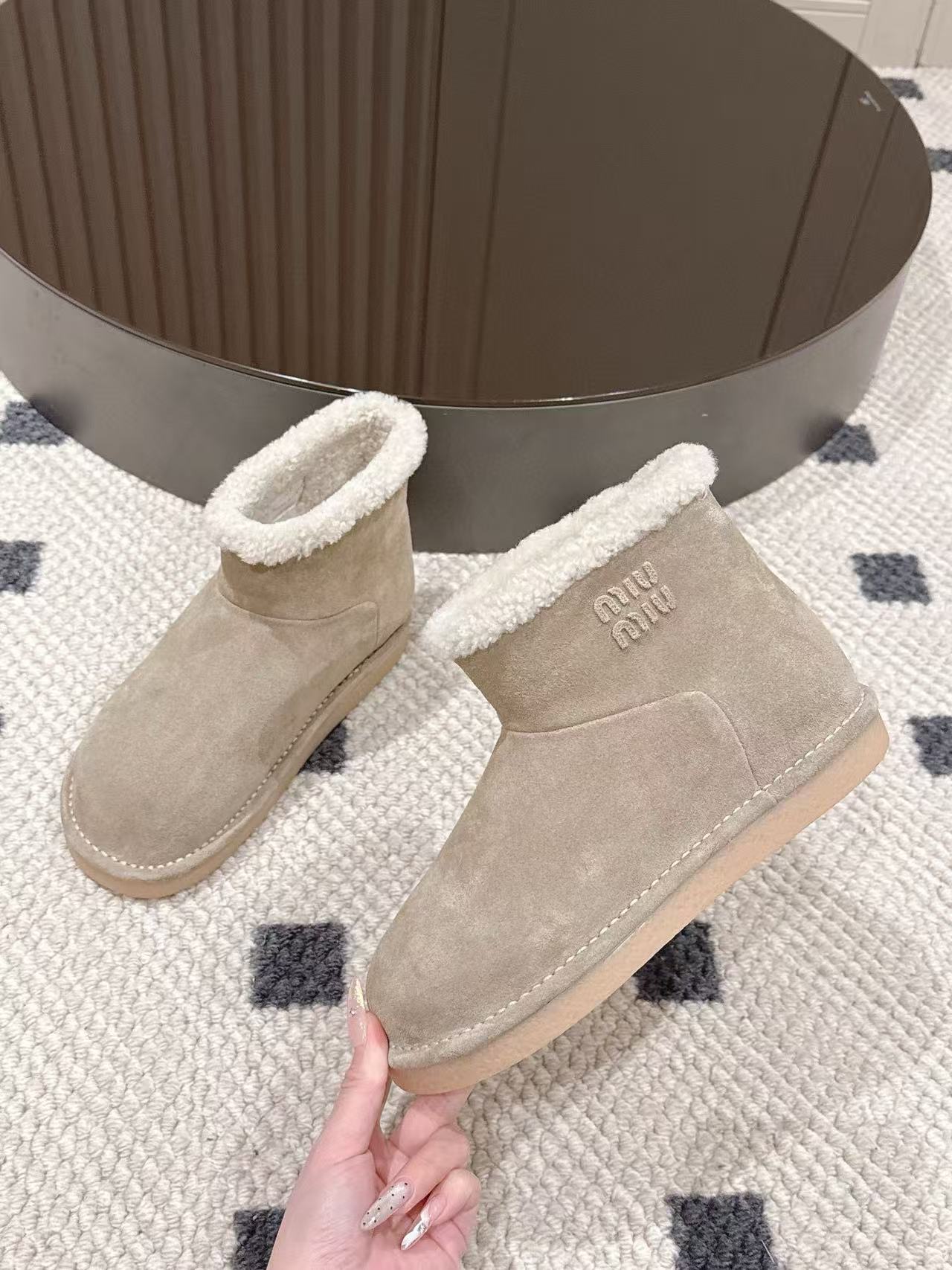 M1UM1U 高品質ウールスノーブーツ【50％割引+送料無料】