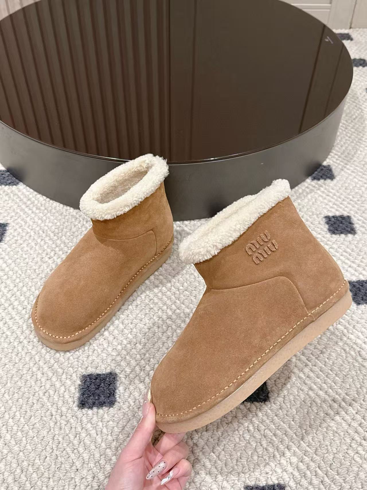 M1UM1U 高品質ウールスノーブーツ【50％割引+送料無料】