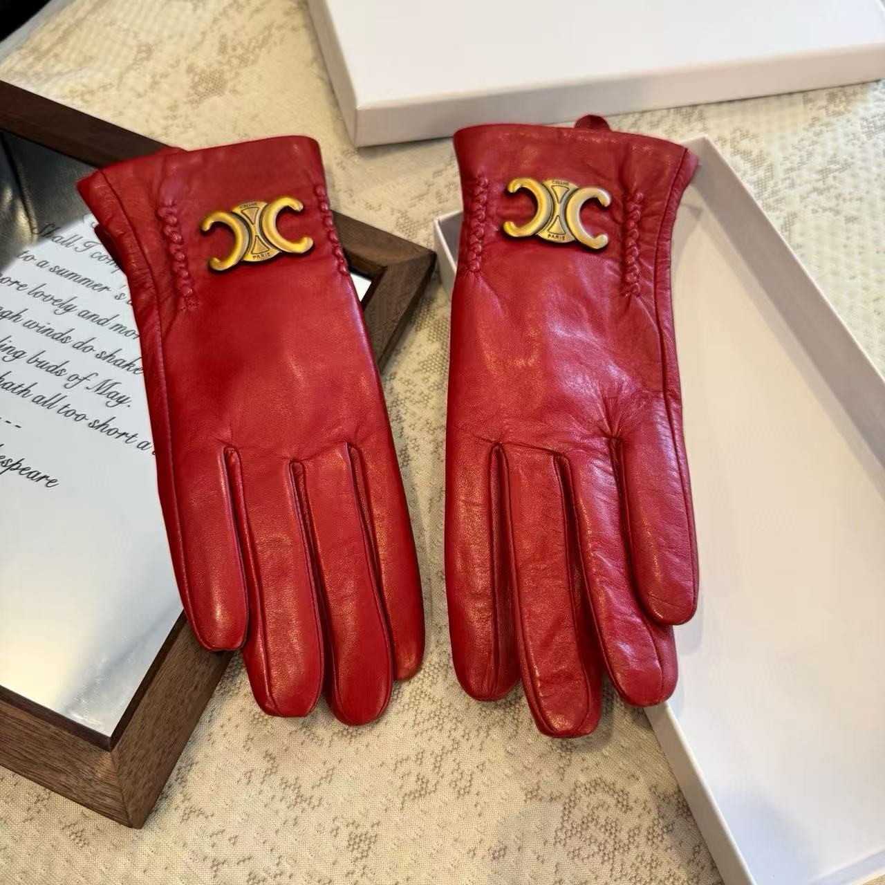 CEL1NE 凱旋門ウール＆シープスキングローブ【50％割引+送料無料】