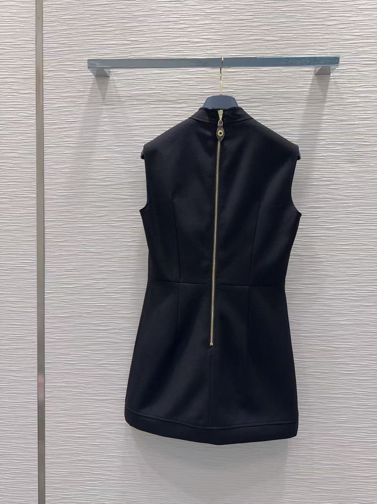 LVミニマリストハイネックノースリーブドレス【50％割引+送料無料】