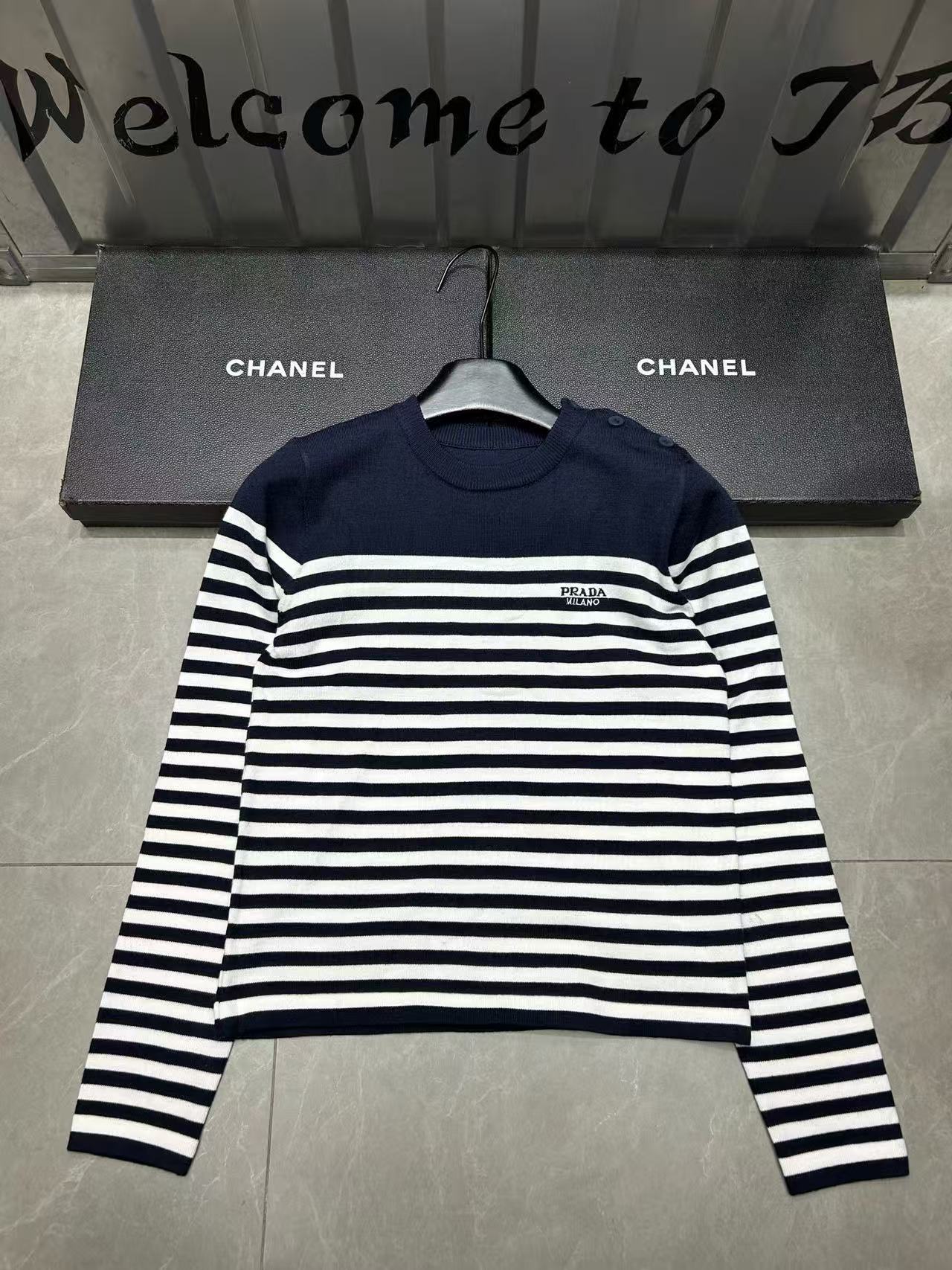 PR4DA ストライプウールセーター【50％割引+送料無料】