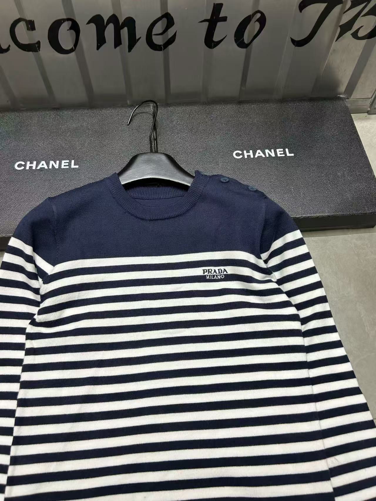 PR4DA ストライプウールセーター【50％割引+送料無料】