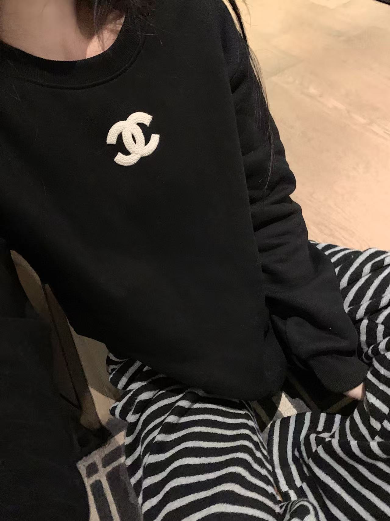 CHANE1 ダブルCウールハット+トップス2点セット【50％割引+送料無料】