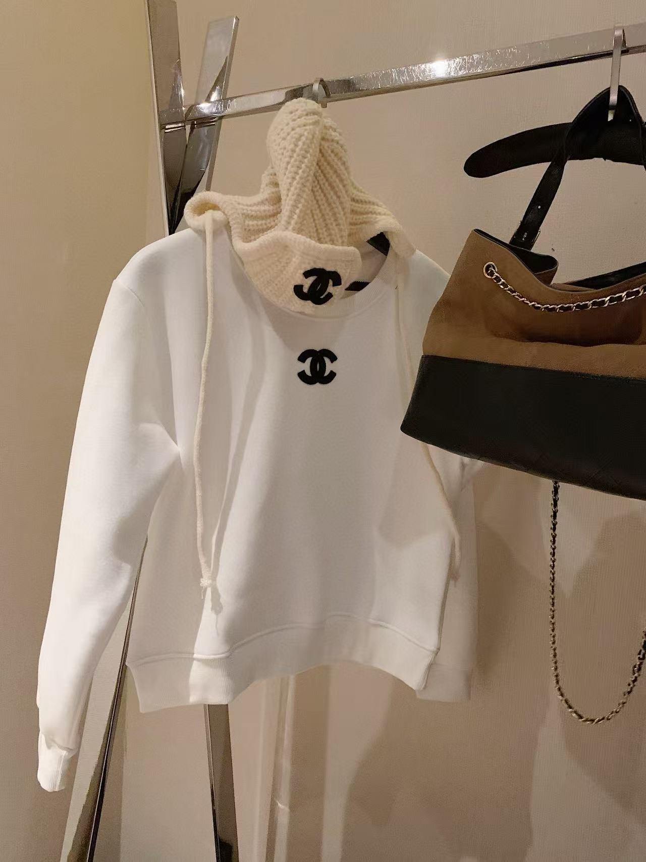 CHANE1 ダブルCウールハット+トップス2点セット【50％割引+送料無料】