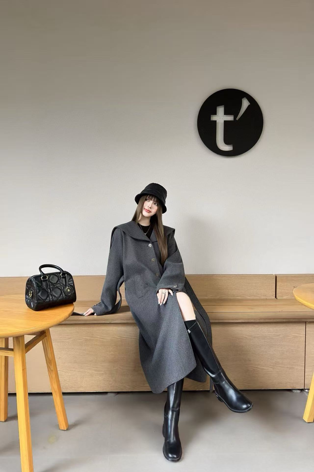 DIOR ラペルロングコート【50％割引+送料無料】