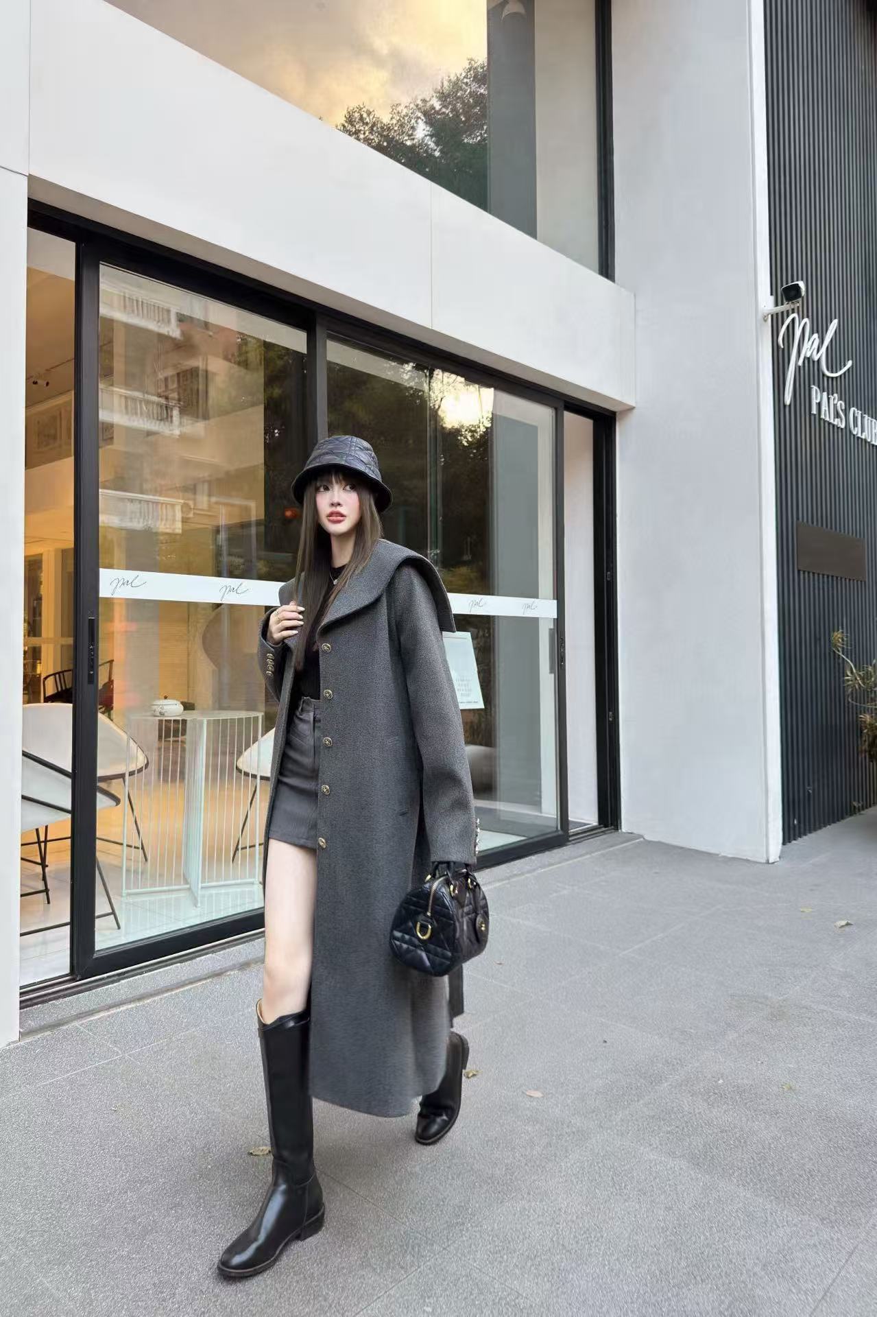 DIOR ラペルロングコート【50％割引+送料無料】