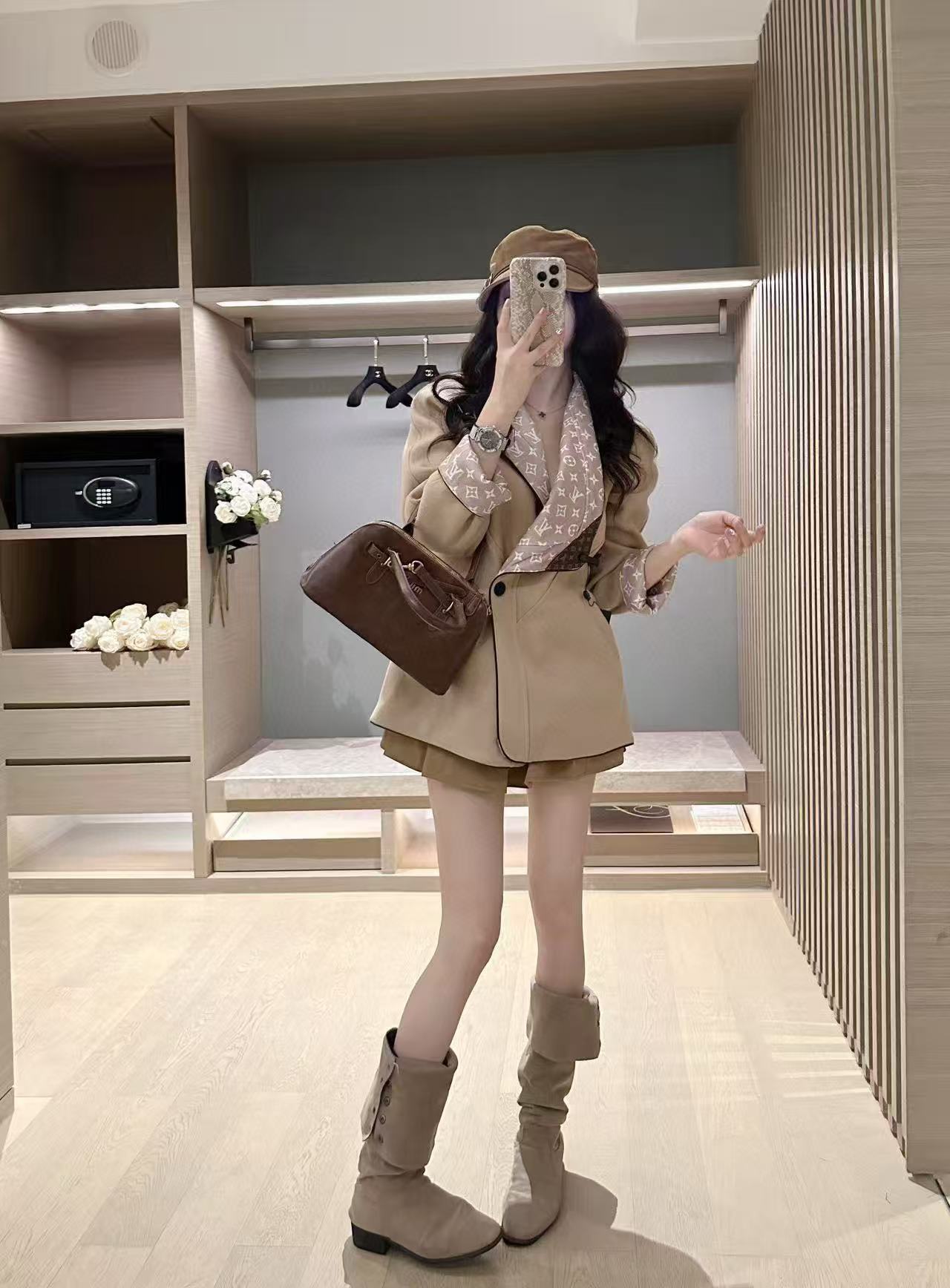 LVダブルフェイスウールコート【50％割引+送料無料】