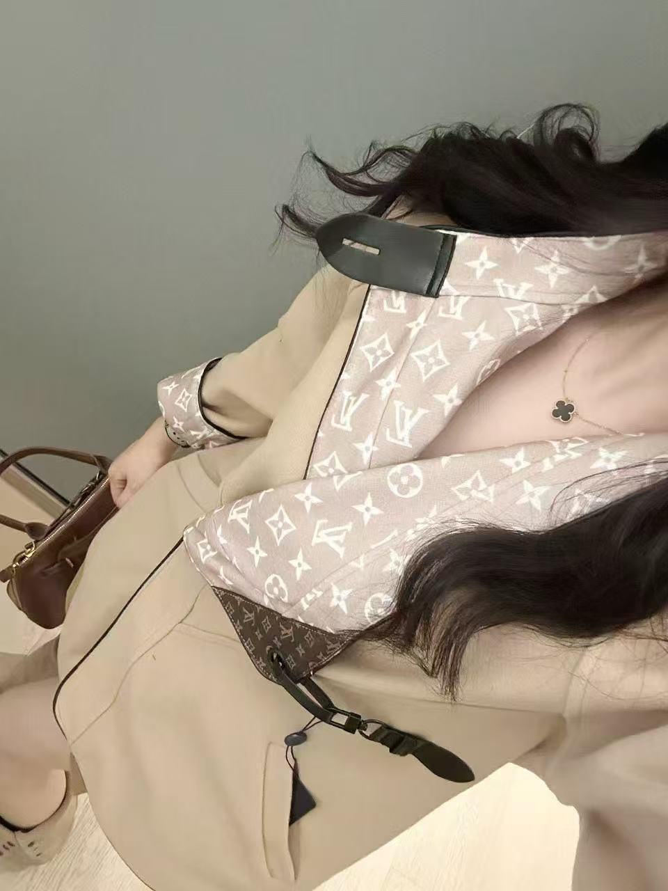 LVダブルフェイスウールコート【50％割引+送料無料】