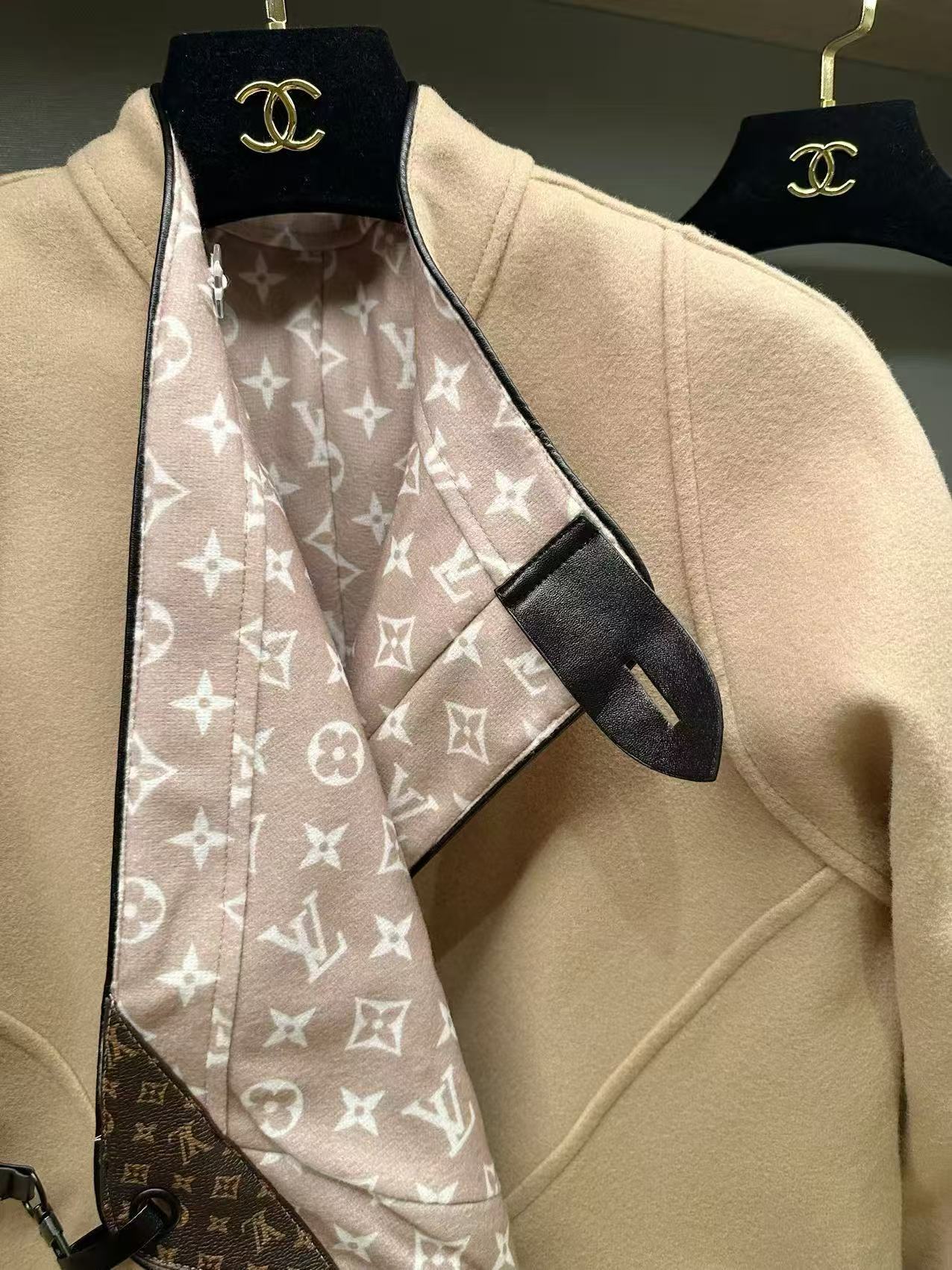 LVダブルフェイスウールコート【50％割引+送料無料】