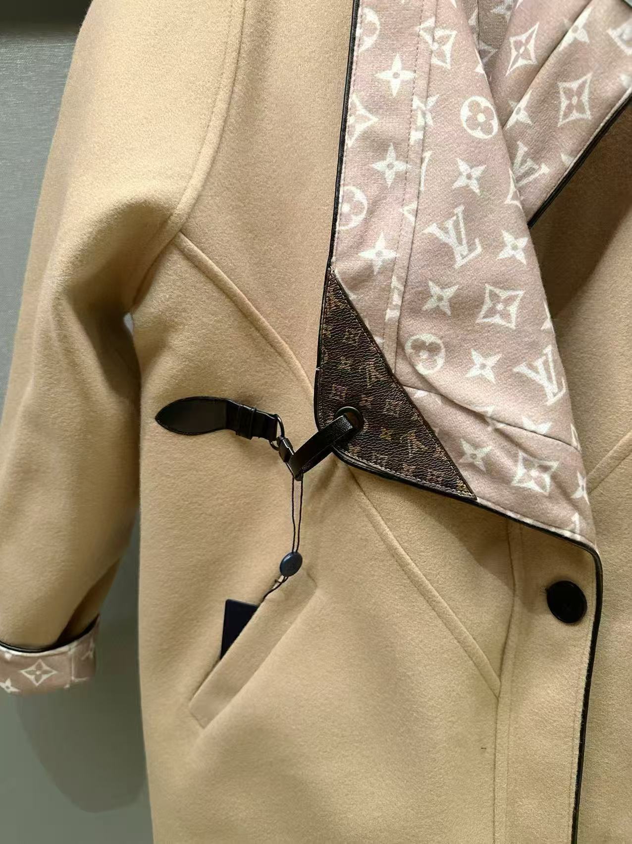 LVダブルフェイスウールコート【50％割引+送料無料】