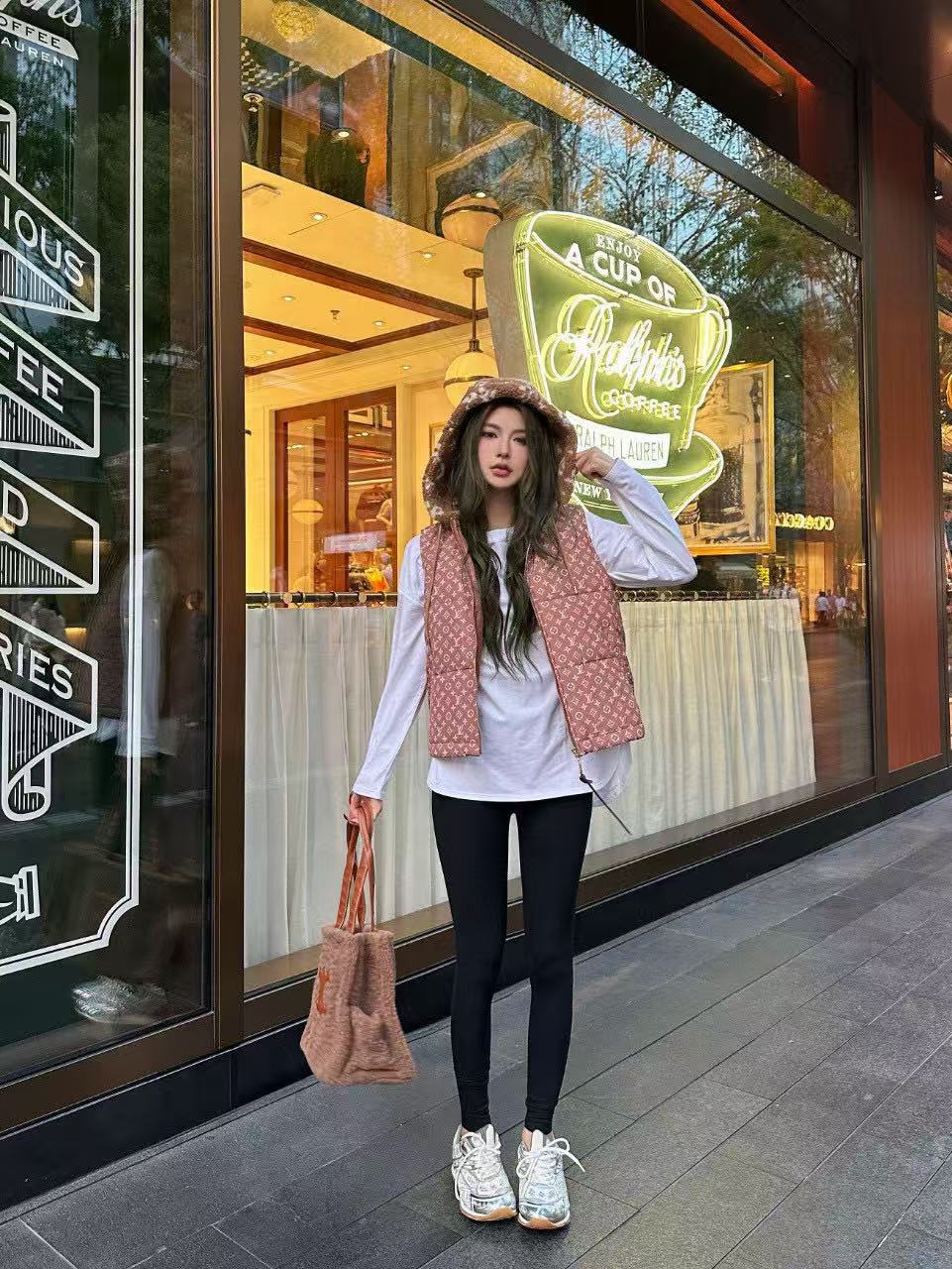 LVプリントフード付きジャケット【50％割引+送料無料】