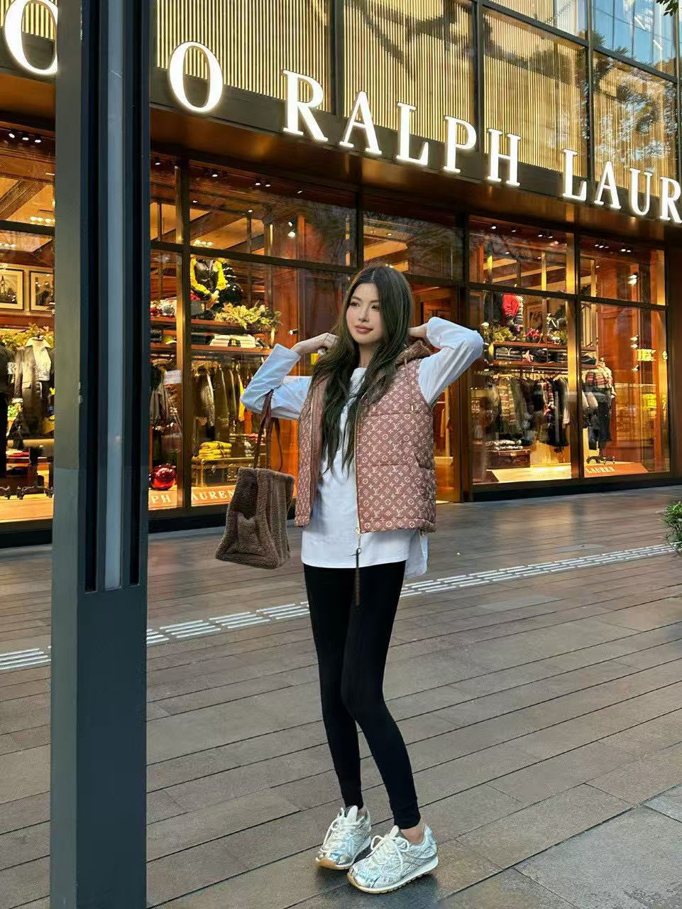 LVプリントフード付きジャケット【50％割引+送料無料】