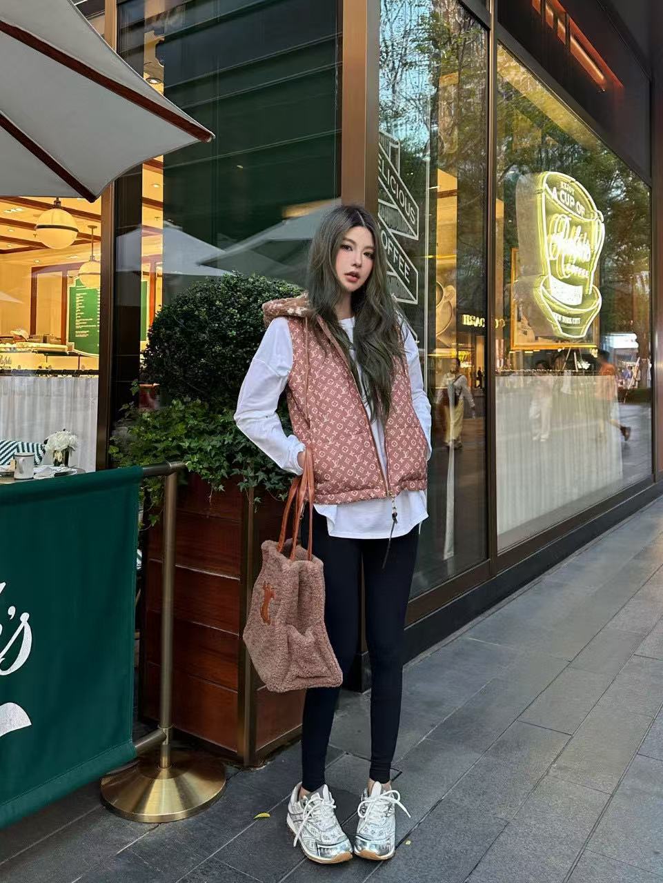 LVプリントフード付きジャケット【50％割引+送料無料】