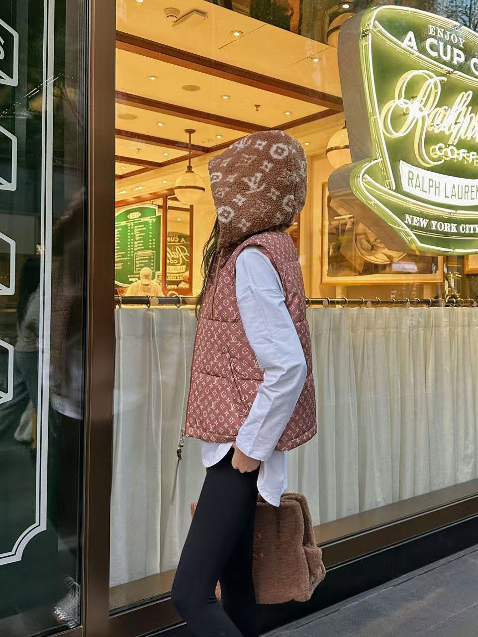 LVプリントフード付きジャケット【50％割引+送料無料】