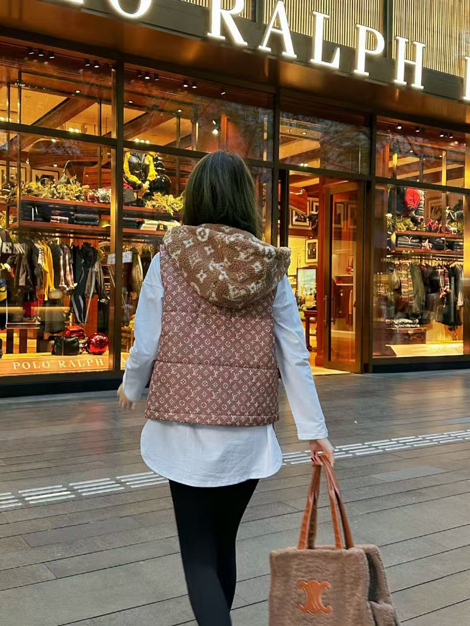 LVプリントフード付きジャケット【50％割引+送料無料】