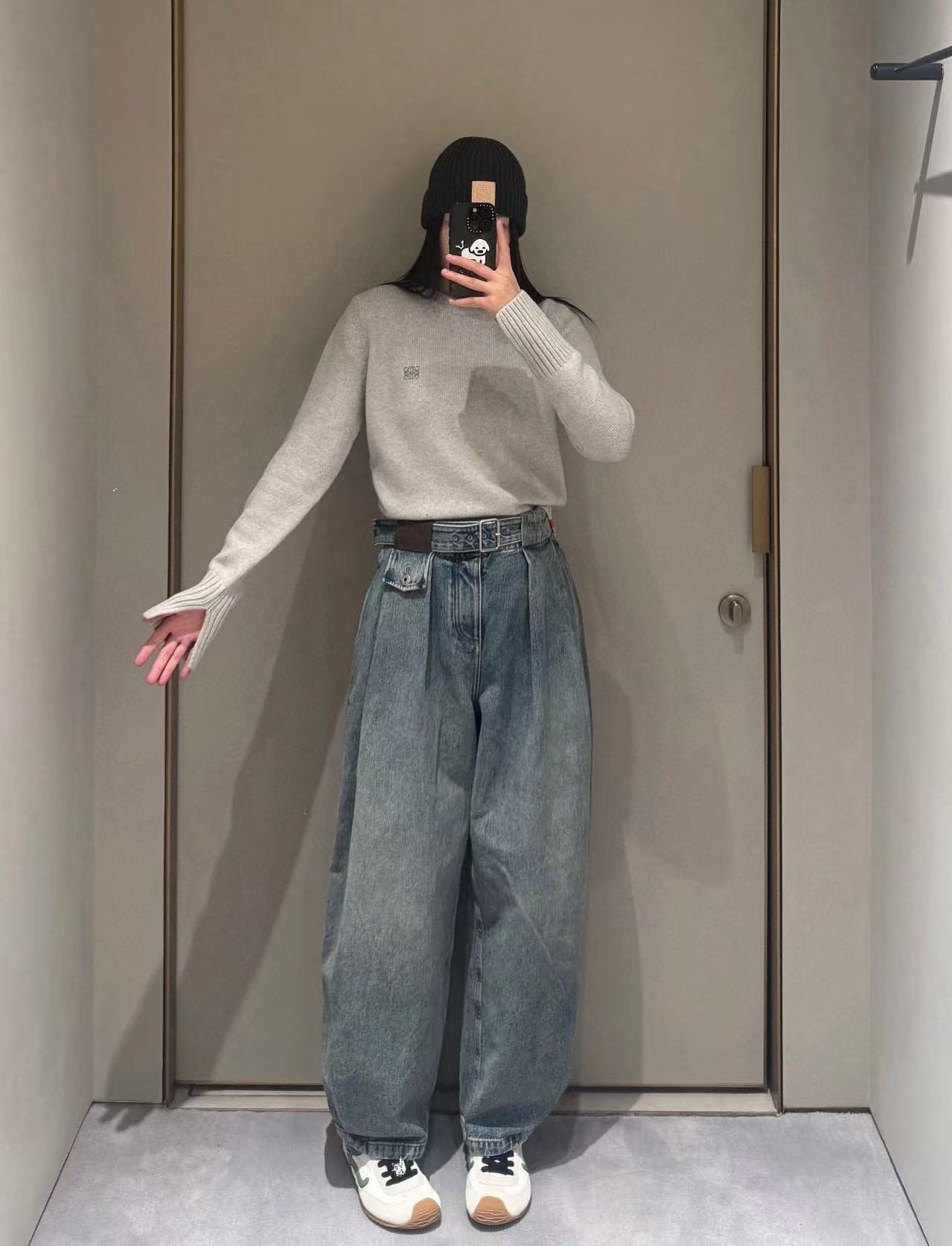 L0WEW プリーツジーンズ【50％割引+送料無料】