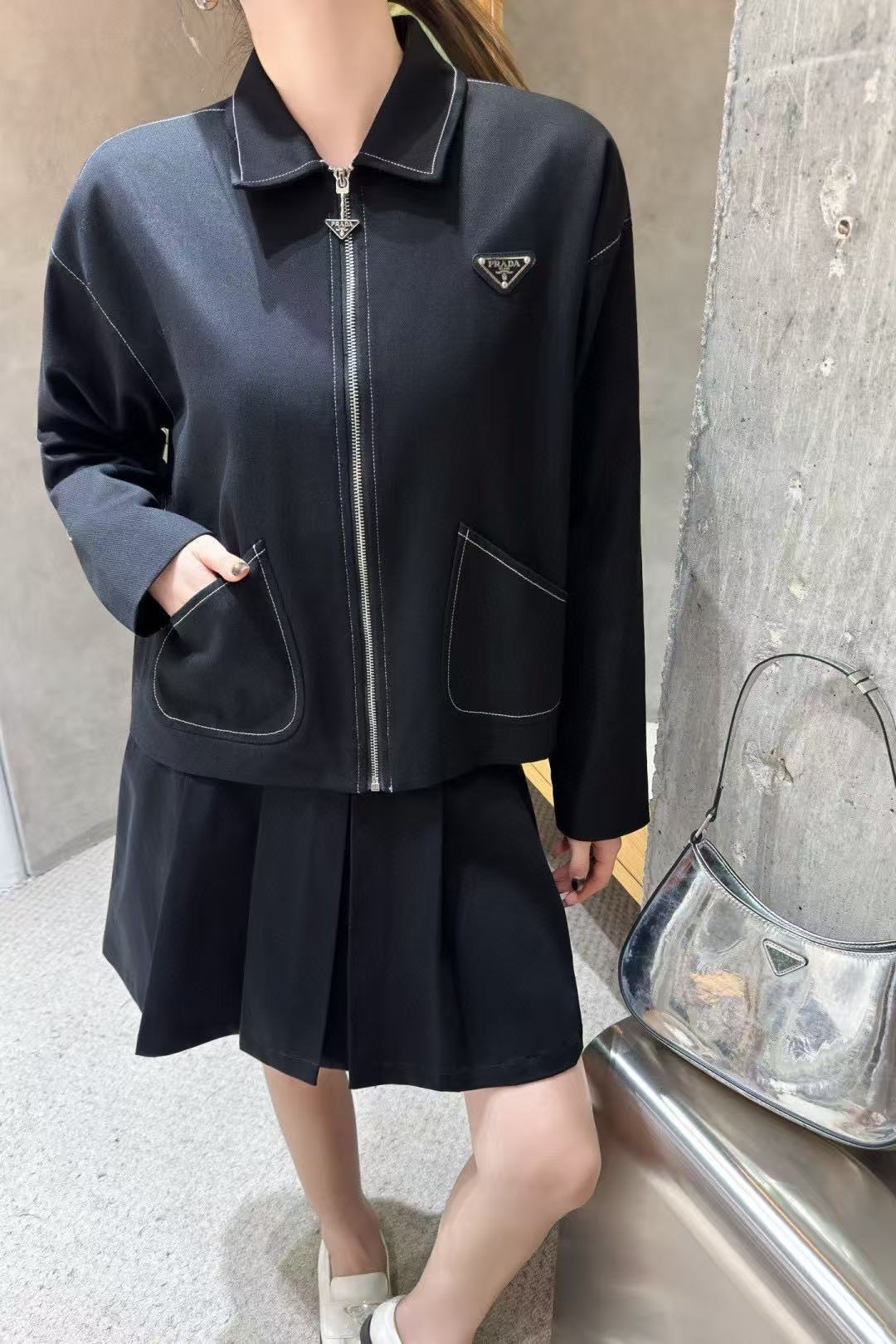 PR4DA トライアングルロゴ ジッパージャケット【50％割引+送料無料】