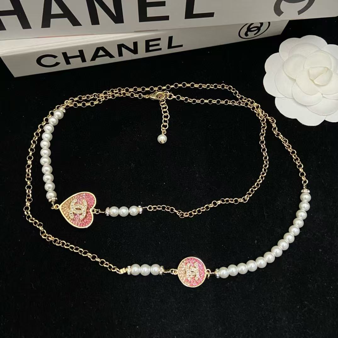 CHANE1 クラシックレター ダイヤモンドネックレス【50％割引+送料無料】