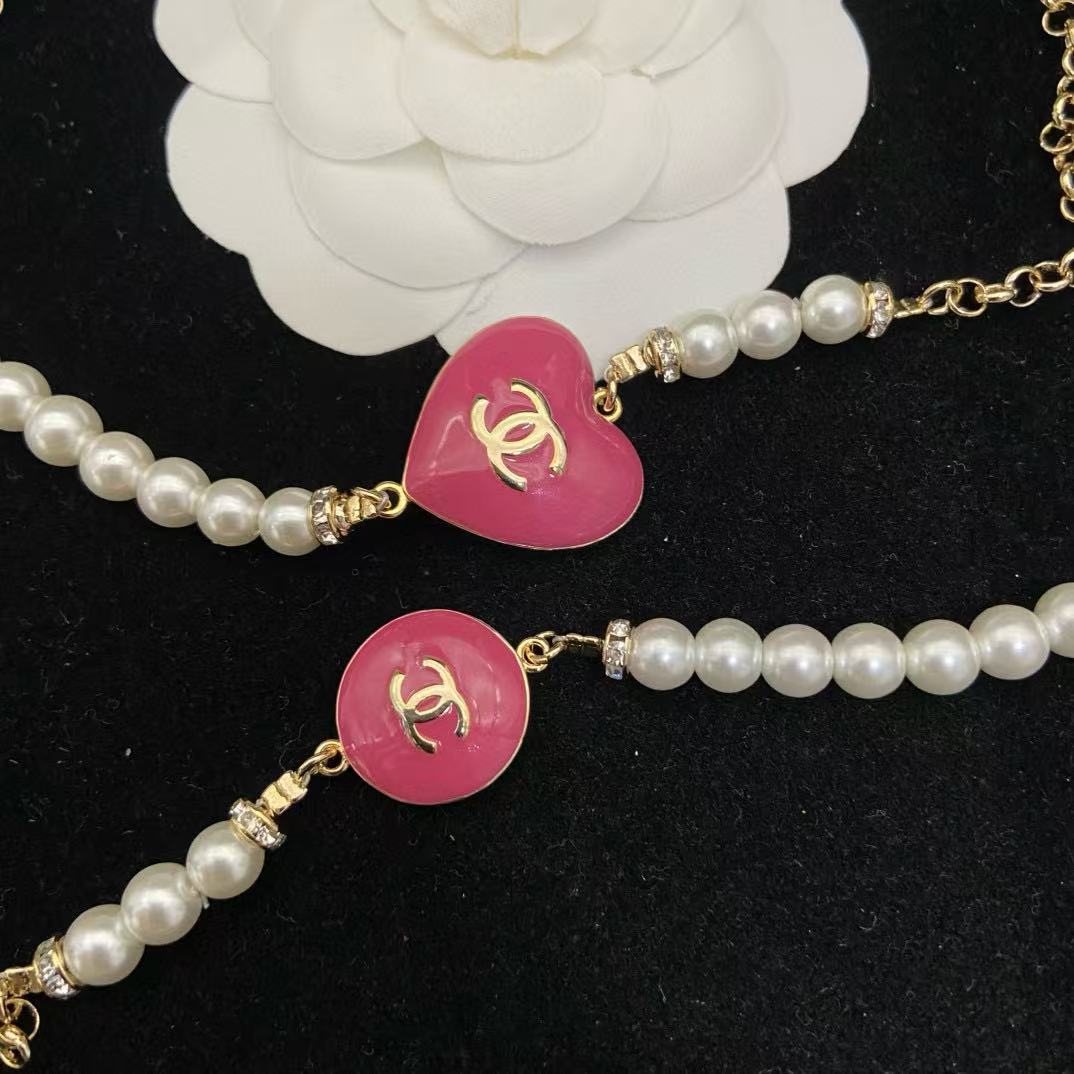 CHANE1 クラシックレター ダイヤモンドネックレス【50％割引+送料無料】