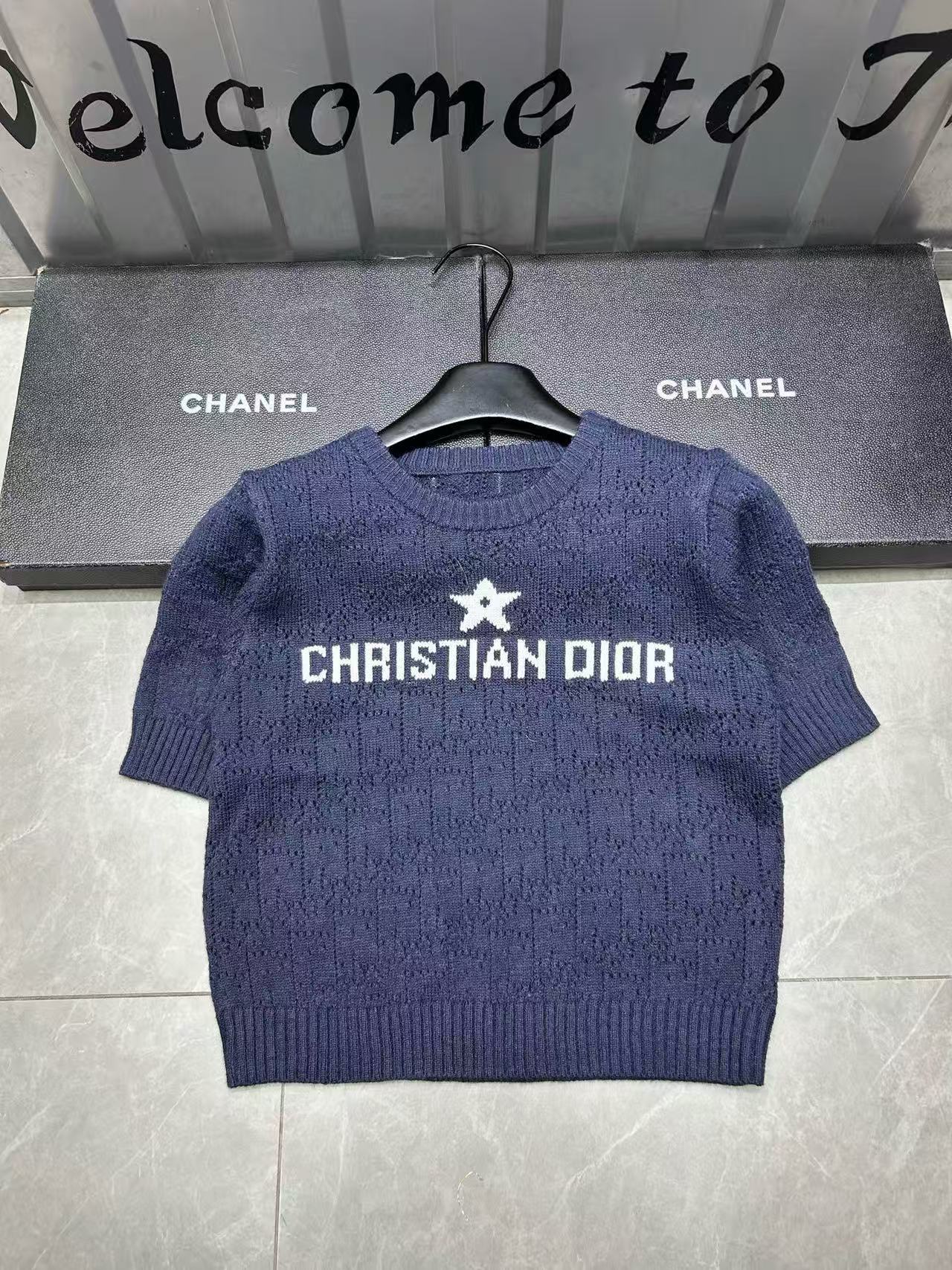 DIOR ファイブポインテッドスターレターセーター【50％割引+送料無料】