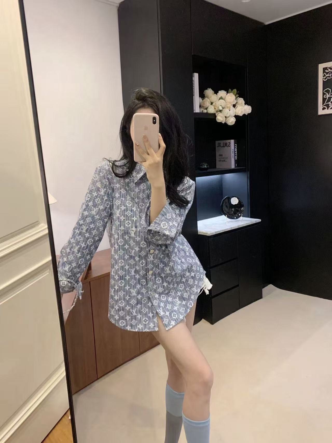 LVプリントデニムジャケット【50％割引+送料無料】