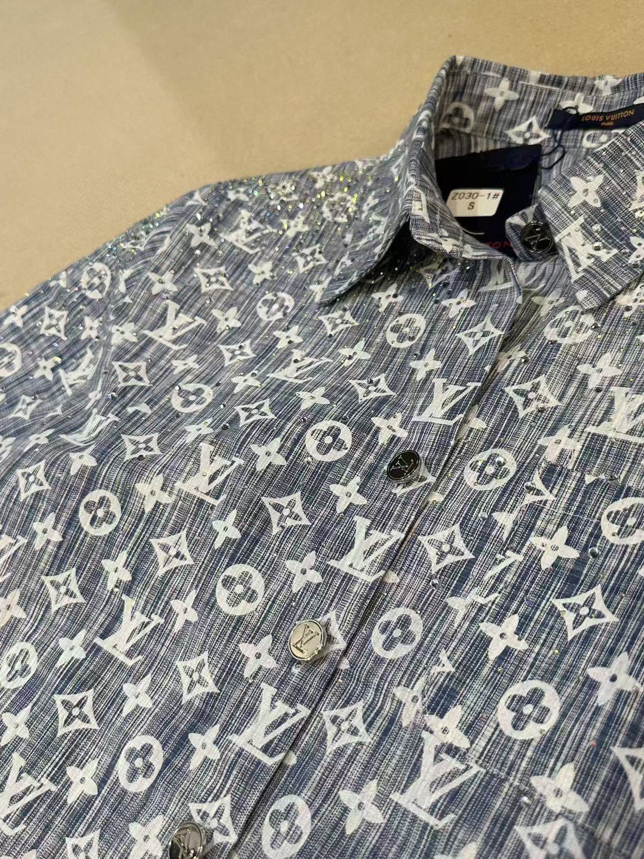 LVプリントデニムジャケット【50％割引+送料無料】