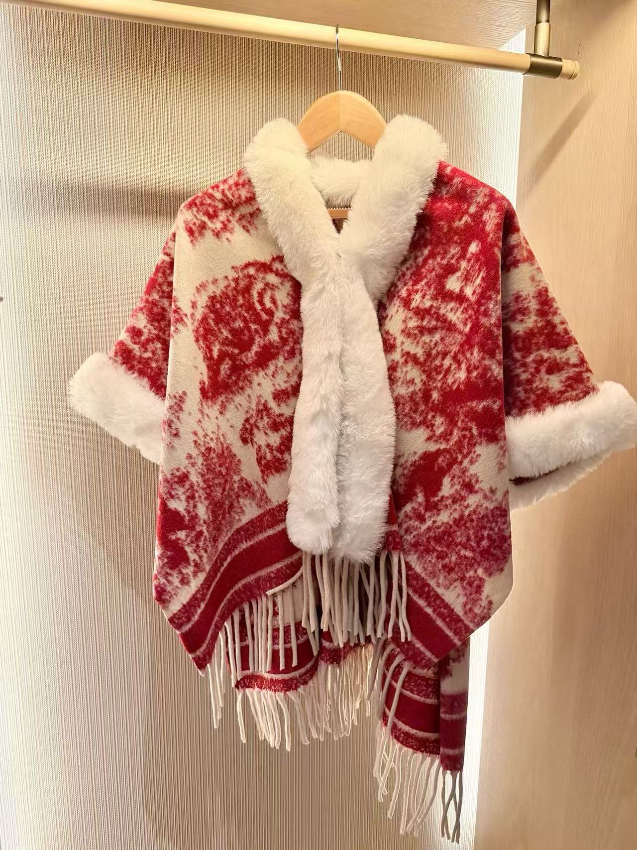 DI0Rキツネの毛皮のショールコート【50％割引+送料無料】