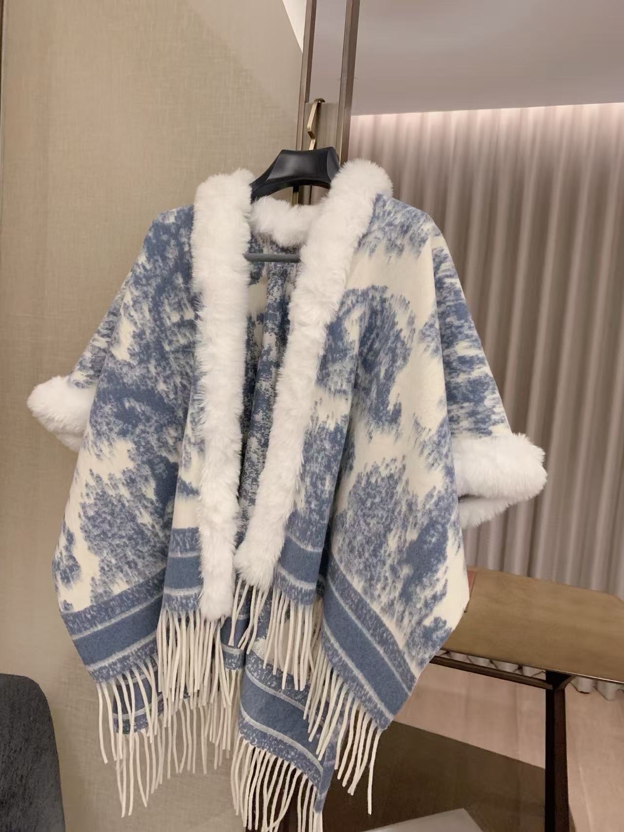 DI0Rキツネの毛皮のショールコート【50％割引+送料無料】